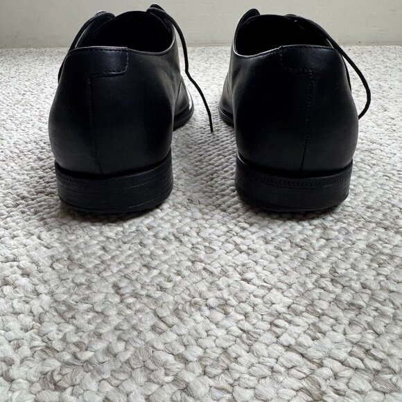 Cole Haan Mens Air Adams Black Dress Oxford Apron Toe Derby C09438 Size 12 M - Picture 14 of 16